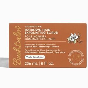 Bushbslm Vanilla Sandalwood Ingrown Hair Exfoliating Scrub
